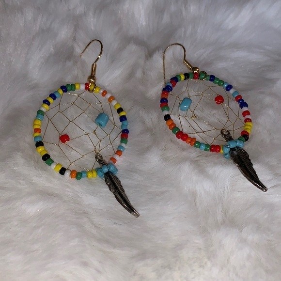 Dream Catcher Earrings, © 1994 Boci - Picture 2 of 6